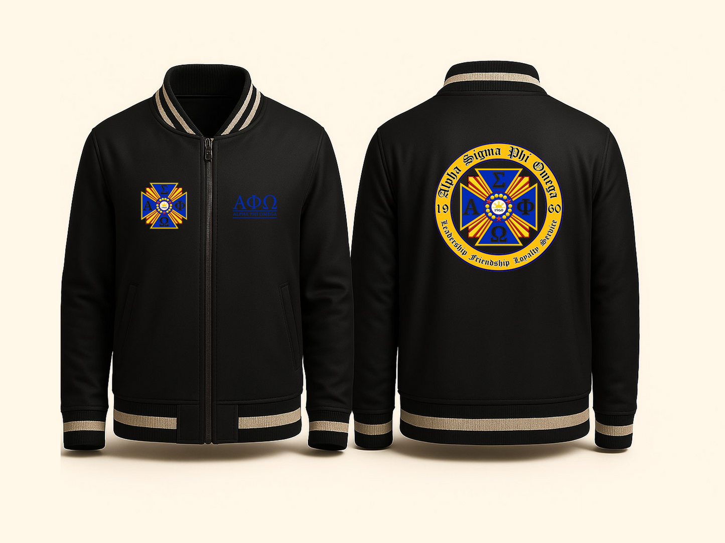 ALPHA PHI OMEGA Varsity Jacket