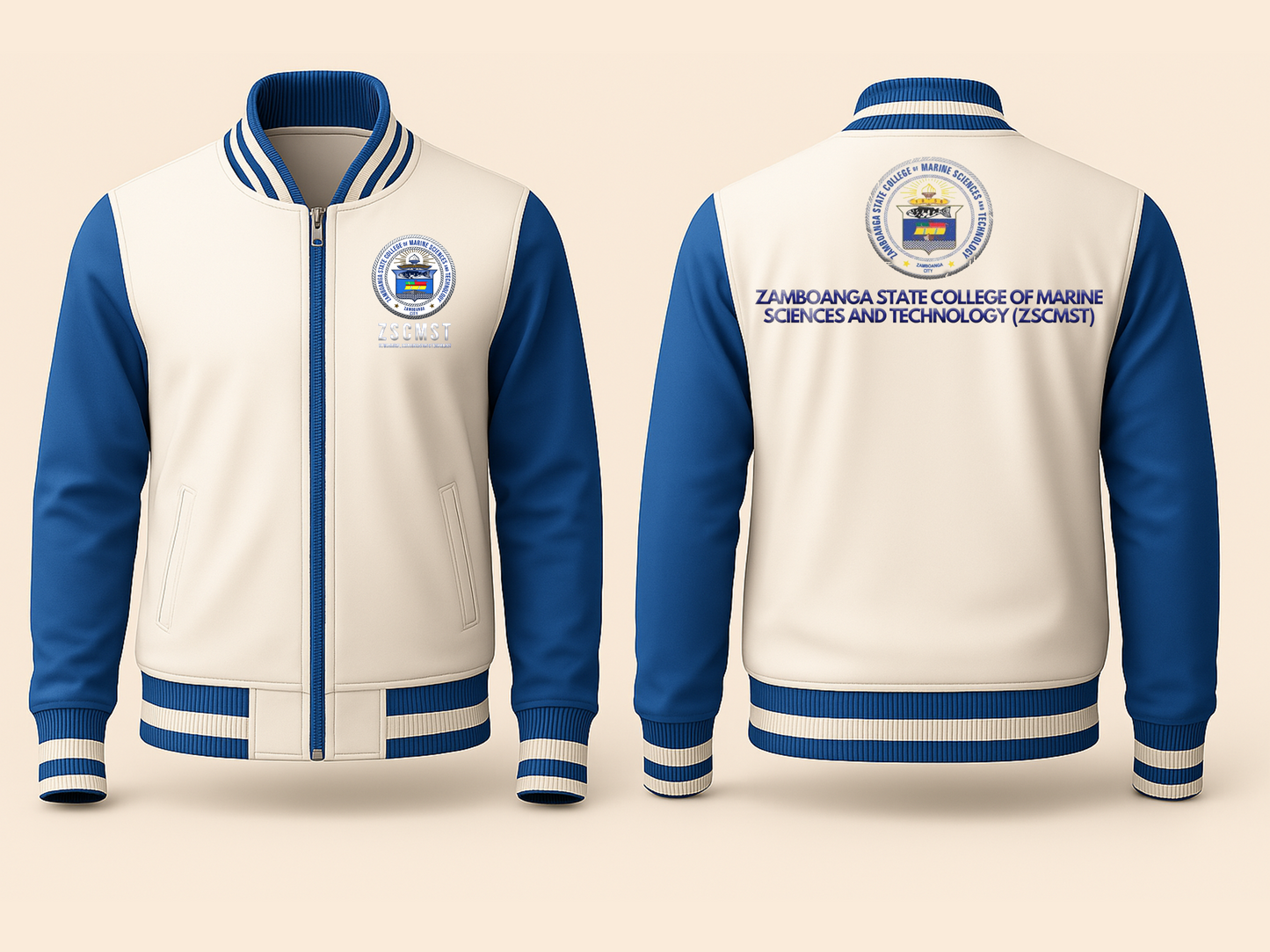Zamboanga State College of Marine Sciences and Technology Varsity Jacket