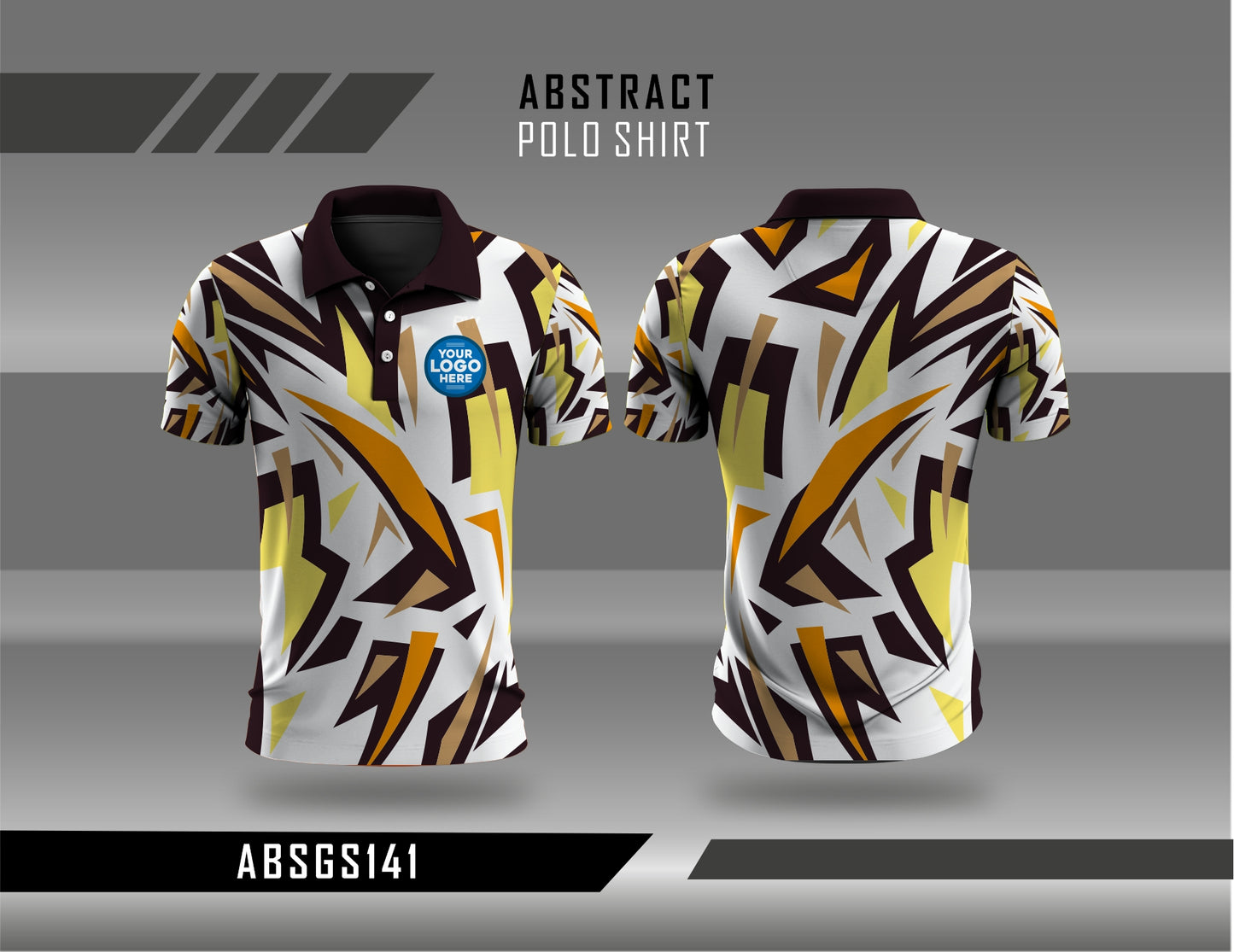 Abstract Polo Shirt