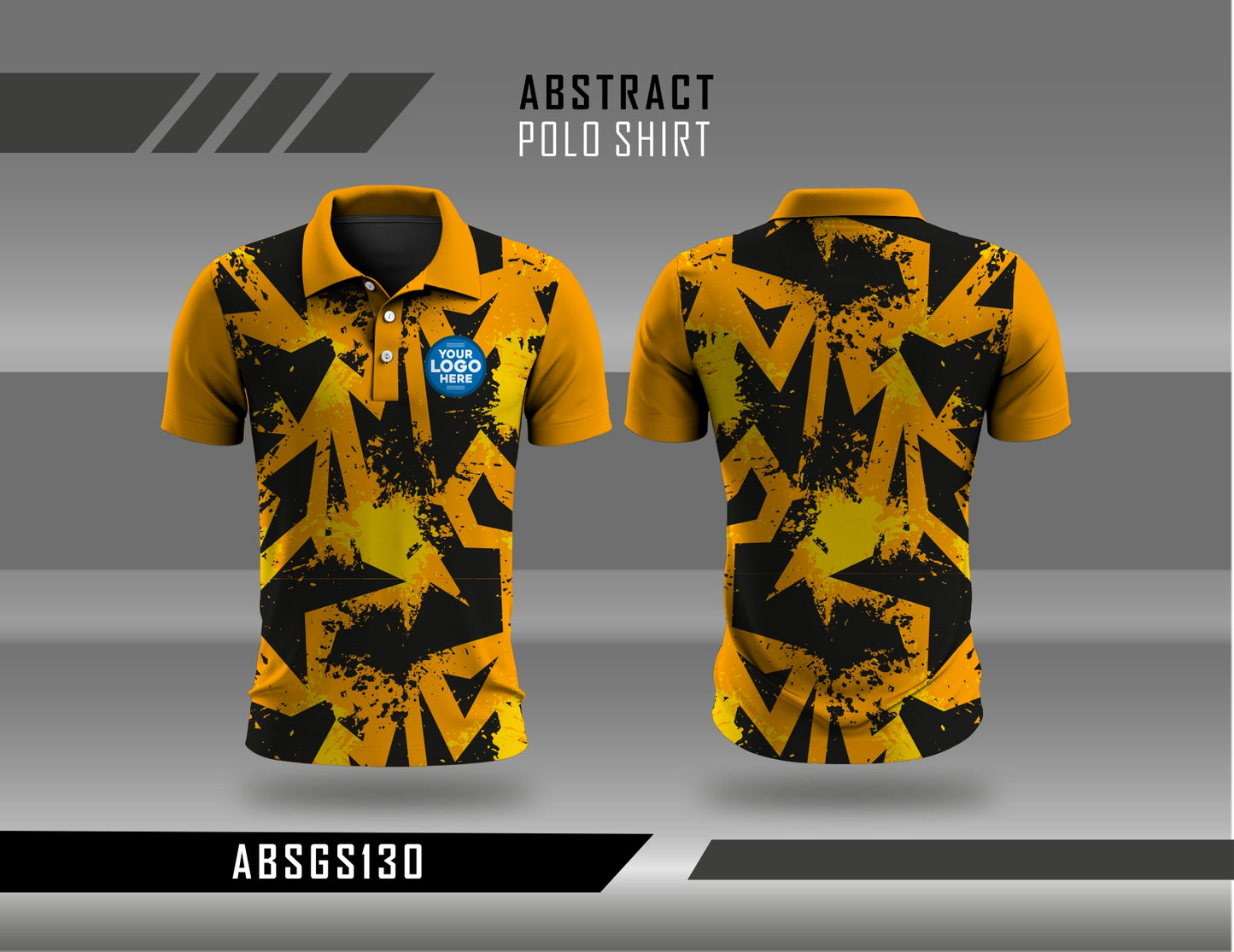 Abstract Polo Shirt