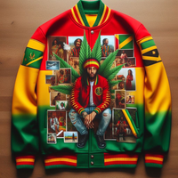 RASTA VARSITY JACKET