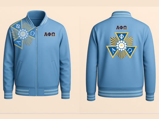 ALPHA PHI OMEGA VARSITY JACKET