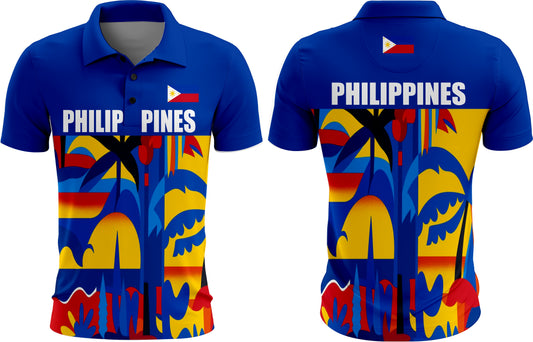 SEA GAMES Philippines Polo Shirt (bottons) - Desgin 2