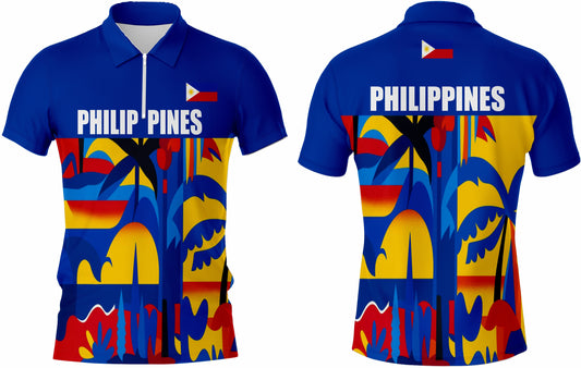 SEA GAMES Philippines Polo Shirt (zipper)