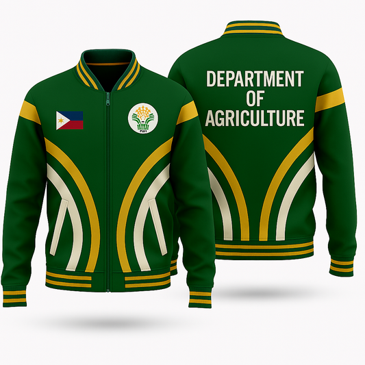 DOA curve stripe Varsity Jacket