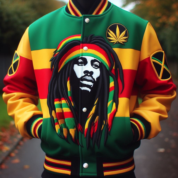 RASTA VARSITY JACKET