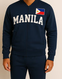 MANILA VARSITY JACKET ZIPPER