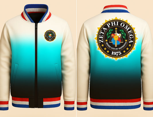 ZETA PHI OMEGA Varsity Jacket